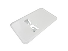 Licence plate holder Holland small white steel (10x17.5cm)