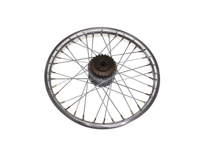 17 inch spoke wheel 17x1.40 chrome set Puch Maxi S / N import quality product