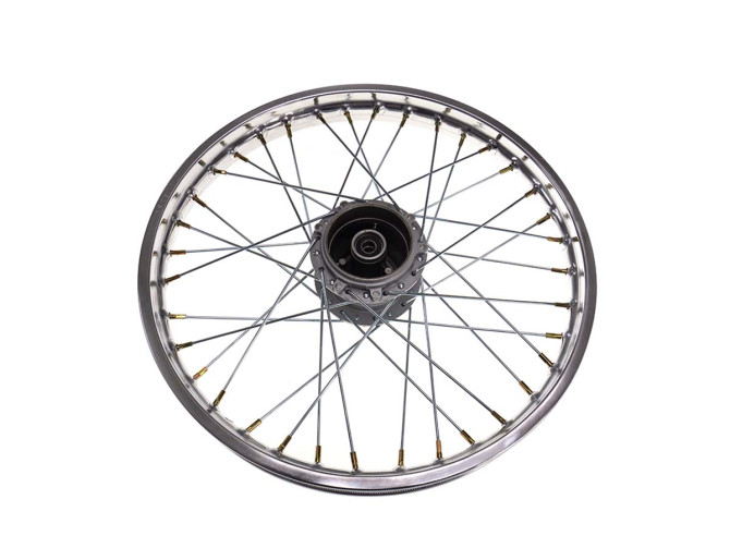 17 inch spoke wheel 17x1.40 chrome set Puch Maxi S / N import quality product