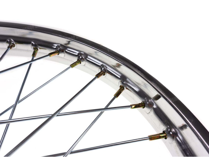 17 Zoll Speichenrad 17x1.40 Chrom Satz Puch Maxi S / N Importqualität
