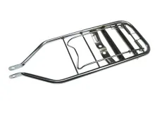 Luggage carrier Puch Maxi S rear chrome with lock holder