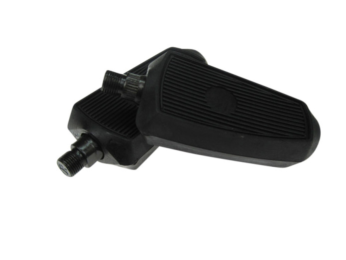 Pedalen Union 261 Modell Block Kunststoff Schwarz Nachbau 