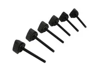 Side cover bolts black Puch Maxi S (6-pieces)