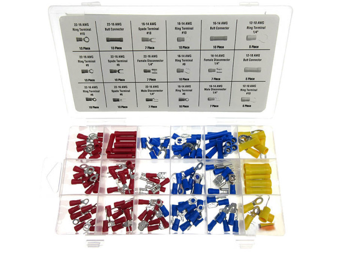 Electric cable shoe assortment set 150-pieces