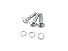 Igntion ground plate mounting bolt set with ring