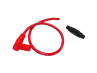 Bougiekabel rood 9mm racing met bougiedop en verloop thumb extra