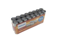 Batterij AA Philips (16 stuks)