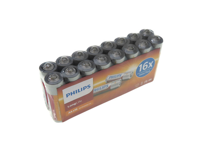 Batterij AA Philips (16 stuks) product
