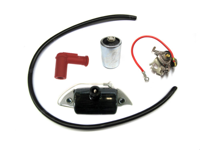 Breaker point ignition EFFE Champion PR05M sparkplug cover 