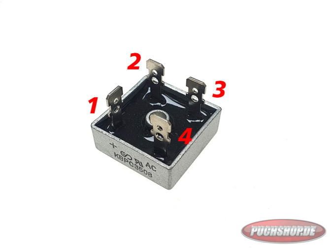 Rectifier universal (AC > DC) LED on Puch KBPC3508 product