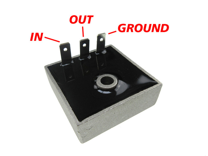 Spannungsregler 12 volt 3-Polig AC