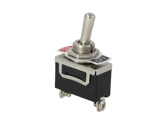 Toggle switch / flightswitch (on/off) 12mm with safety cap product