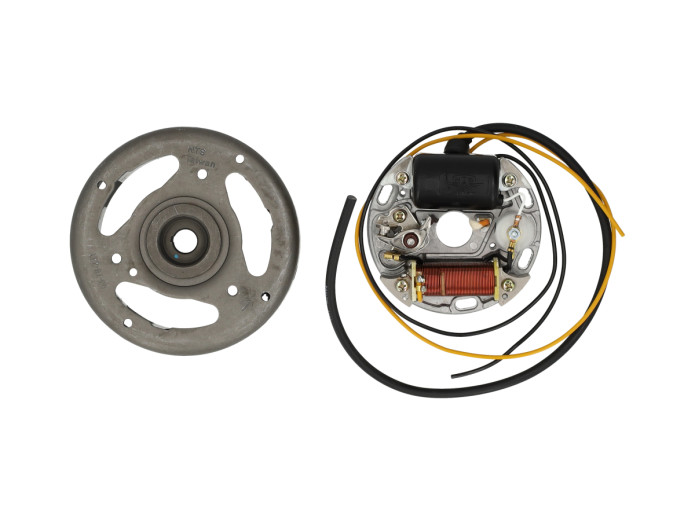 Ontsteking model Bosch linksdraaiend 6V 19W met vliegwiel Puch MV / VS / DS / Monza etc. NTS