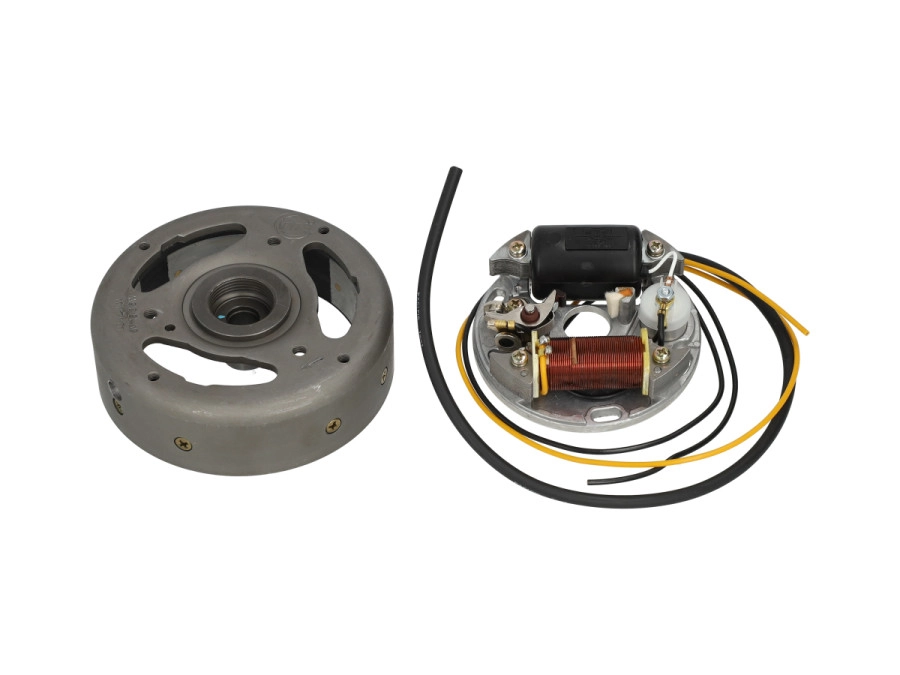 Ontsteking model Bosch rechtsdraaiend 6V 19W met vliegwiel Puch