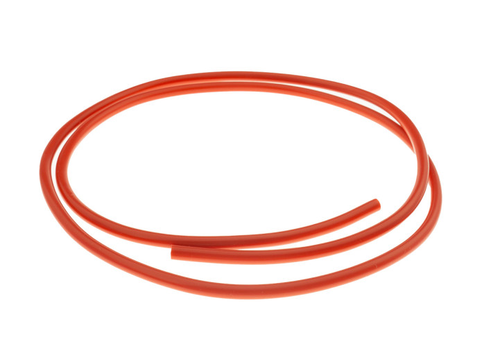 Spark plug cable red 5mm thin 100cm