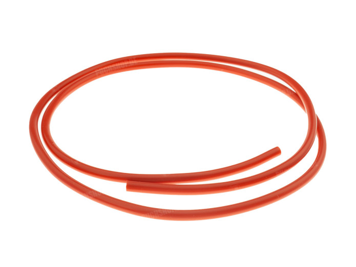 Bougiekabel rood 5mm dun 100cm