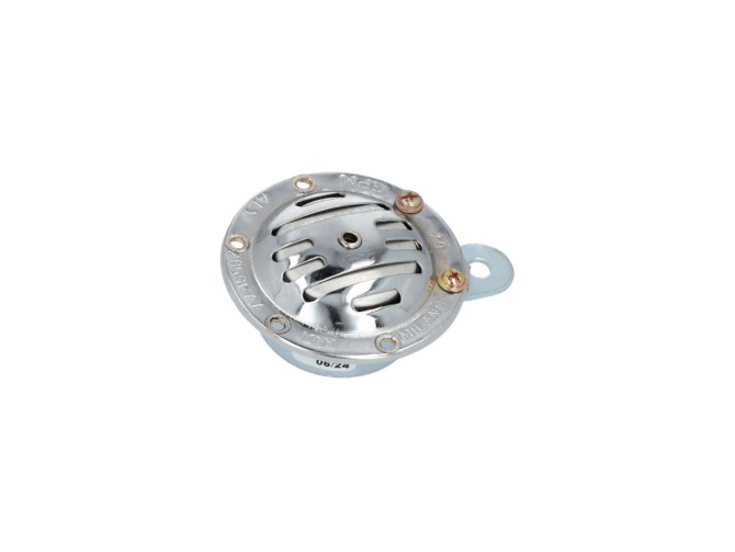 Claxon 6V AC 74mm wisselspanning EFFE origineel verzinkt main