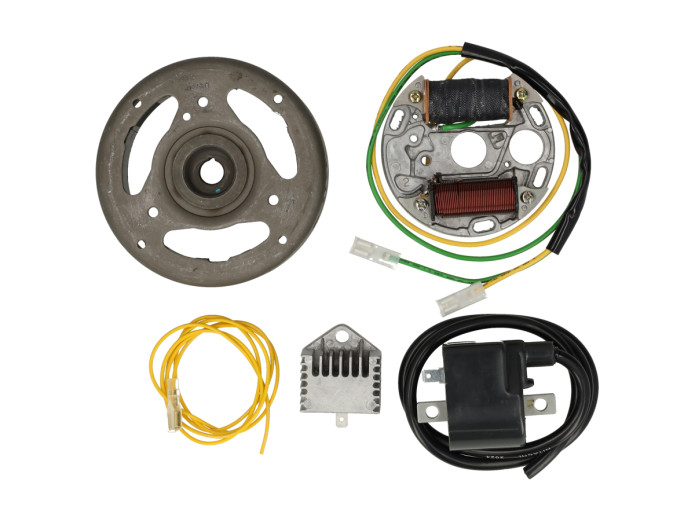 Ignition model Bosch left turning 12V 43W electronic CDI with flywheel and voltage regulator NTS