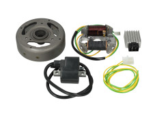 Ignition model Bosch left turning 6V 33W electronic CDI with flywheel and voltage regulator NTS