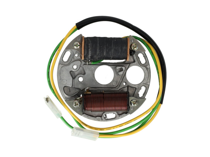 Ontsteking model Bosch linksdraaiend 6V 33W elektronisch CDI met vliegwiel en spanningsregelaar NTS