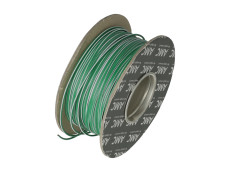 Electric cable wire green / white (per meter) Electric cable wire green / white (per meter)