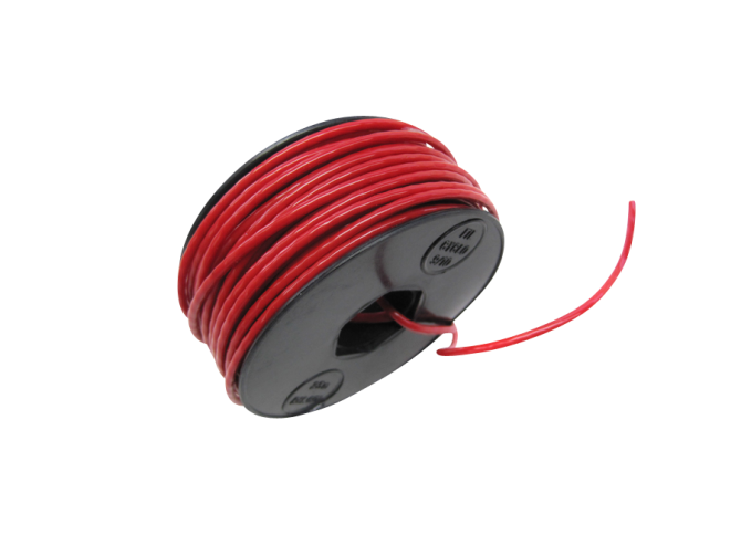 Elektrisch draad rood (per meter) product