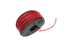 Elektrisch draad rood (per meter)