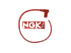 Bougiekabel rood NGK CR-4 racing met bougiedop