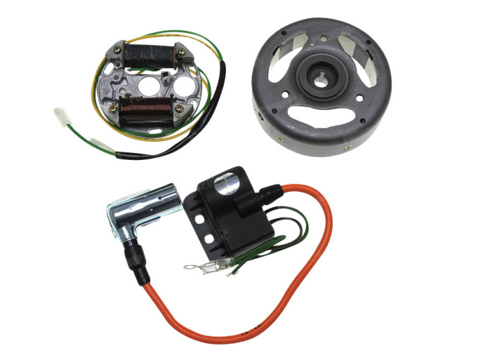 Ontsteking Bosch links 12V 35W elektronisch CDI vliegwiel