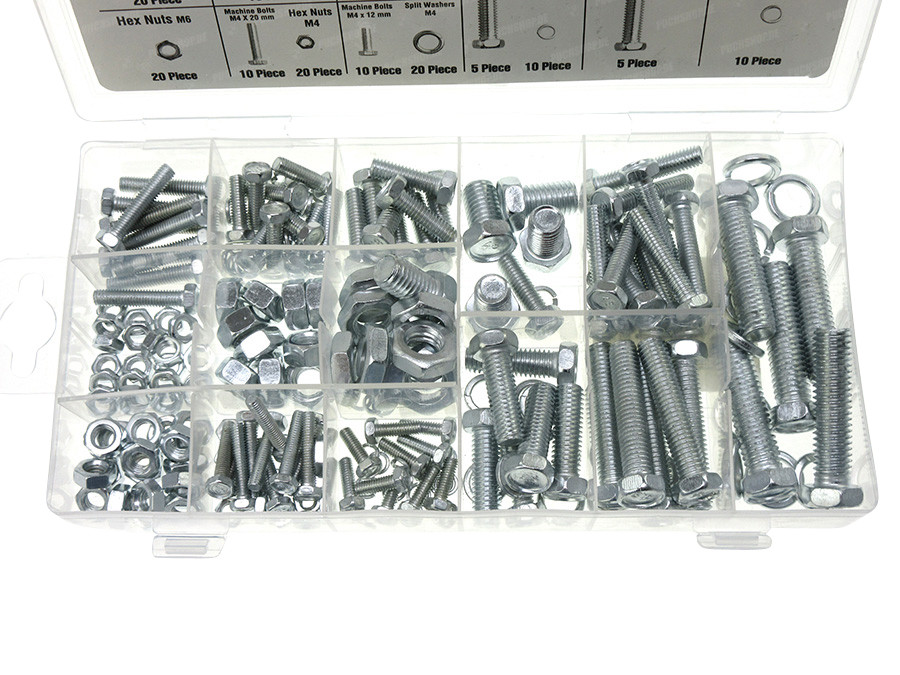Bolt and nut assortment 240-pieces product