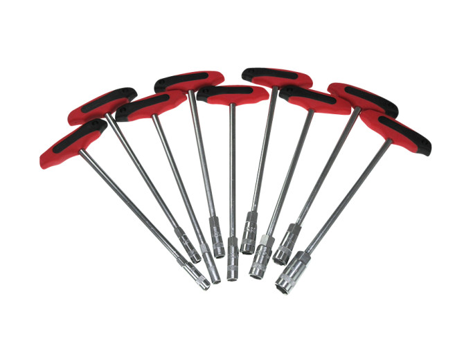 Socket tool set 9-pieces T-handle in box  product