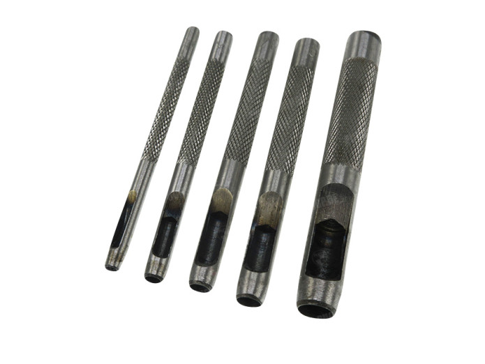 Gasket hole punch set 5-pieces