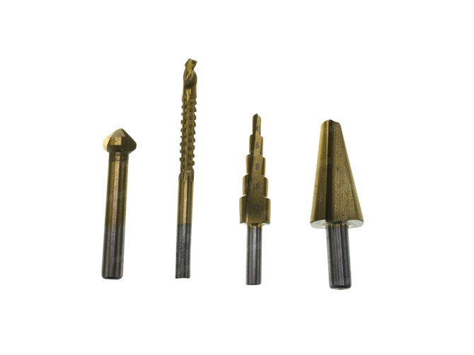 Metal drills set HSS 4-pieces 1