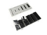 Electric cable heatshrink assortment black 127-pieces 2