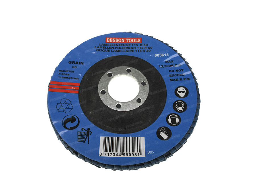 Angle grinder flap disc 115mm K 60 product