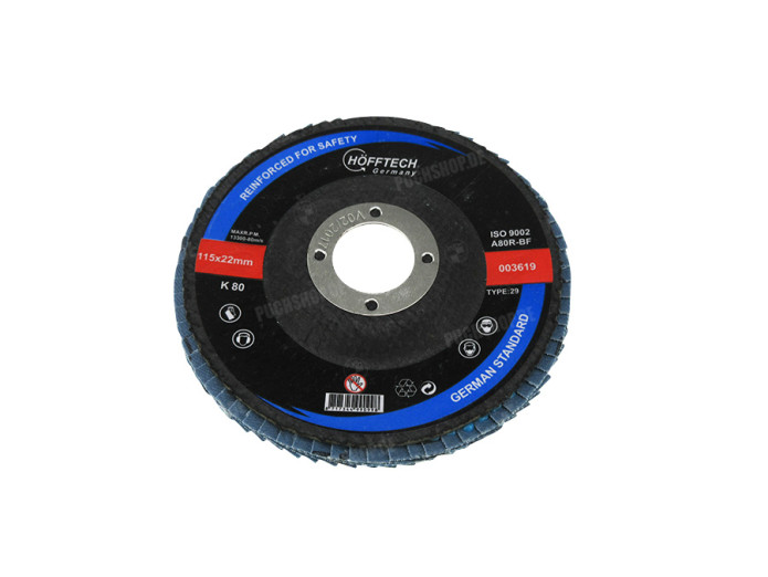 Angle grinder flap disc 115mm K 80