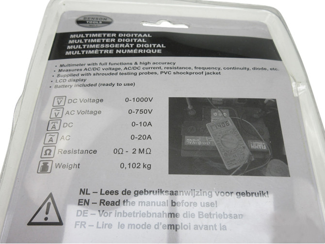 Multimeter digital AC / DC product