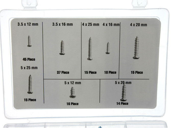 Screw assortment 175-pieces product