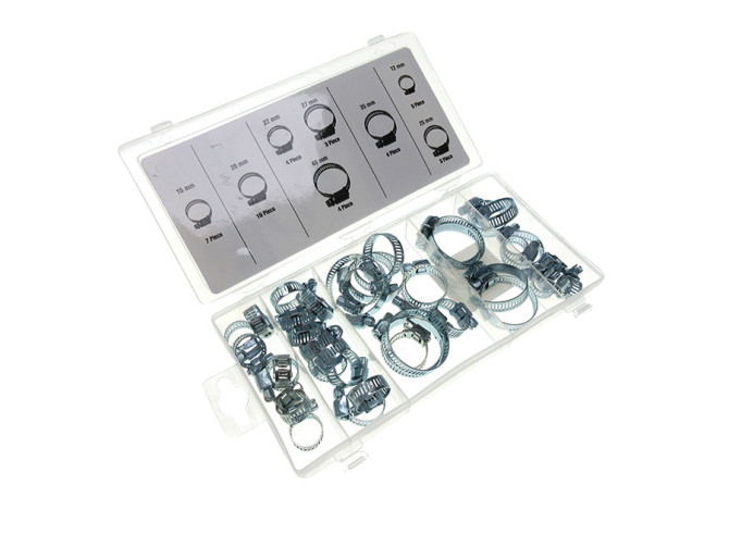 Hose clamp assortment set 40-pieces  product