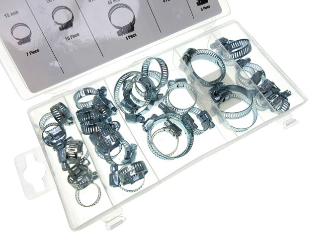 Hose clamp assortment 40-pieces Benson Tools main