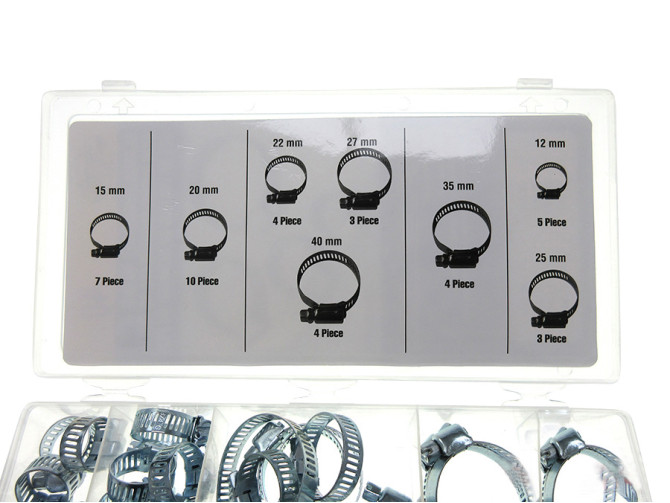 Hose clamp assortment set 40-pieces  product