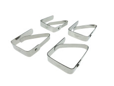 Tablecloth clip 4-pieces stainless steel