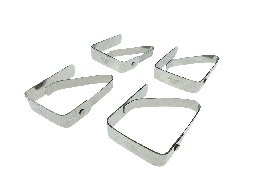 Tablecloth clip 4-pieces stainless steel product