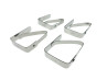 Tablecloth clip 4-pieces stainless steel 2