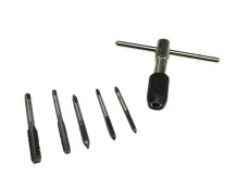 Tap t-wrench tool set 6-pieces