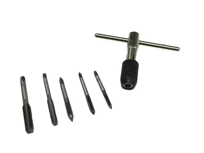 Tap t-wrench tool set 6-pieces product