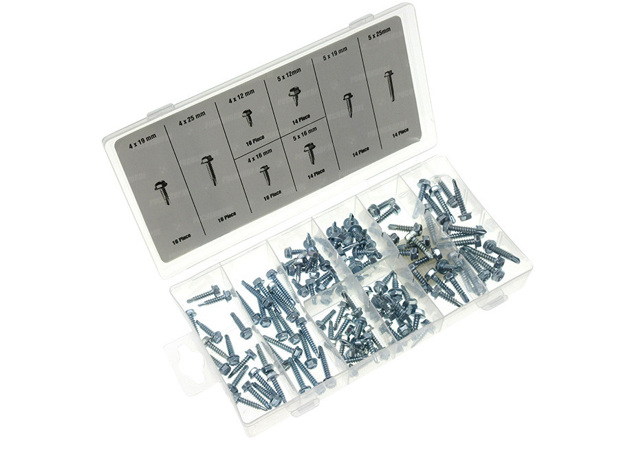 Screws assortment self tapping 120-pieces product
