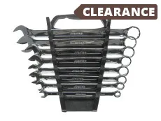 Plug-ring wrenches polish 8-piece