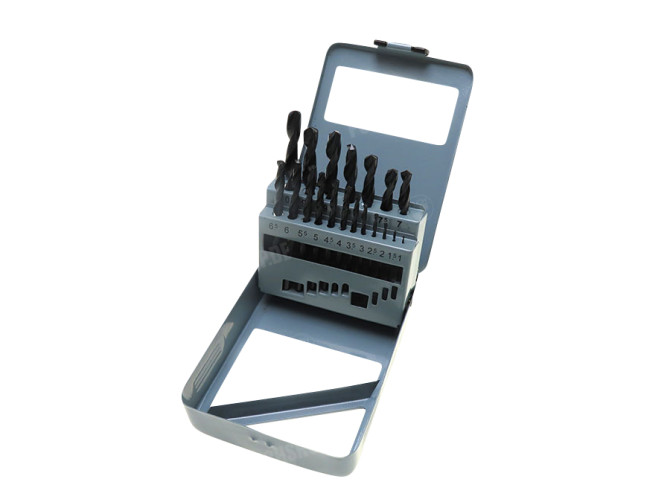 Drilling set metal 19-pieces main