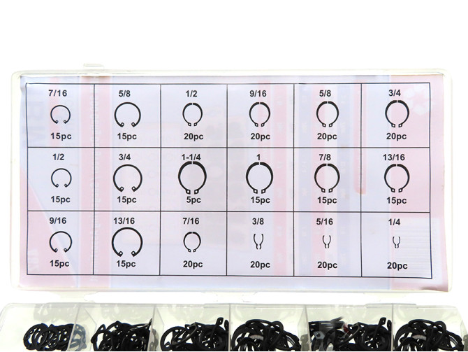 Seegerring assortiment buiten / binnen 300-delig product